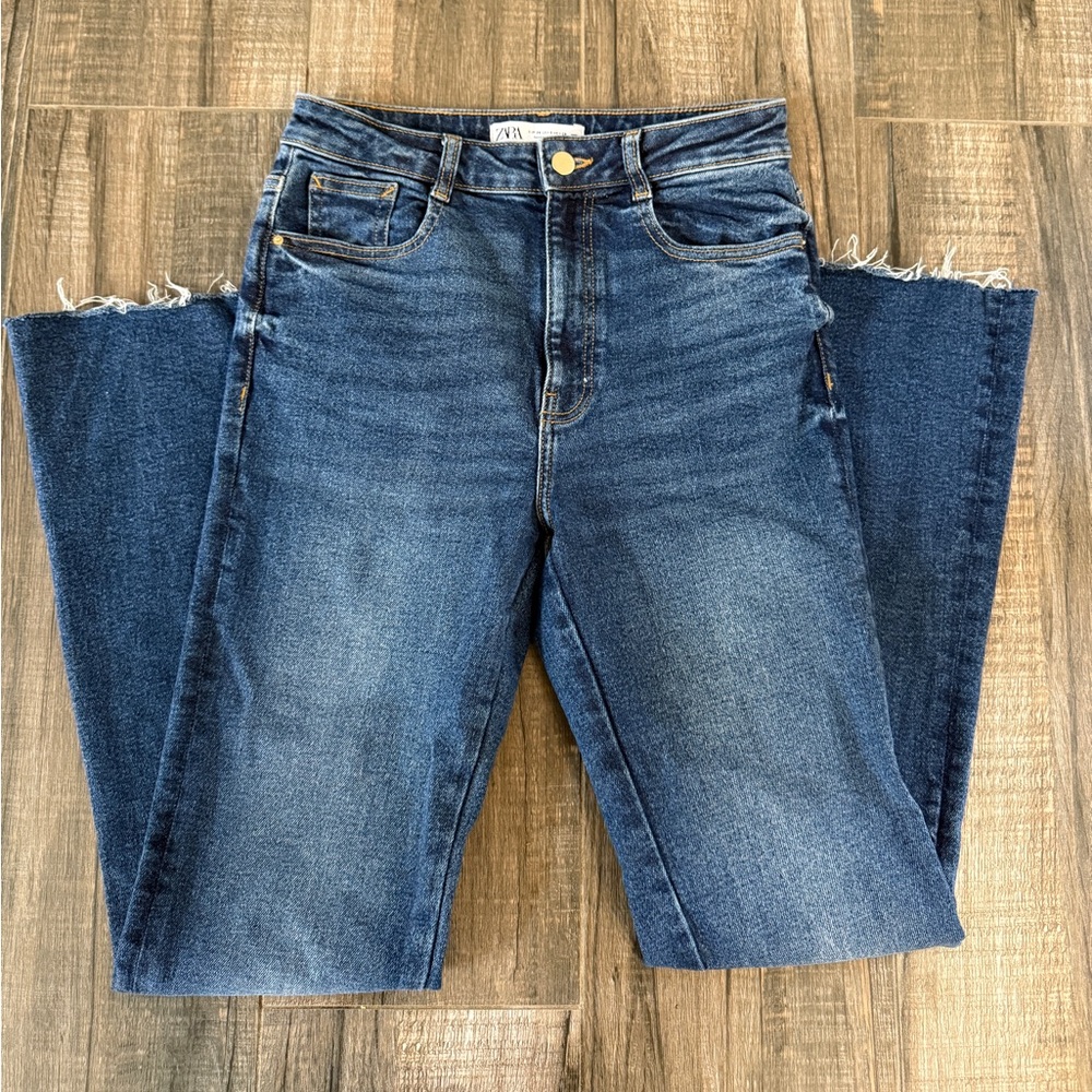 Zara Blue Denim Jeans full length
